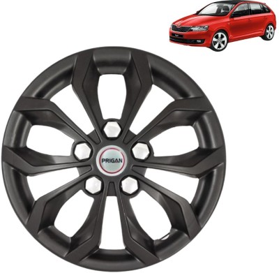 PRIGAN Rapid Vision Matte Black 15 INCH Wheel Cover For Skoda Rapid(15.0 inch)