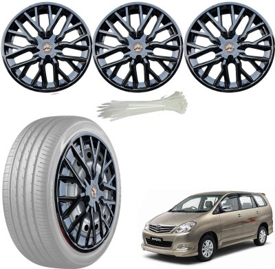 WolkomHome Wheel cap, Hub Cap WheelCover Full Black Car Accessories 15 Inch Wheel Cover For Toyota Innova(5.9 inch)