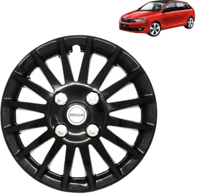 PRIGAN Rapid Camry Glossy Black 15 INCH Wheel Cover For Skoda Rapid(15.0 inch)