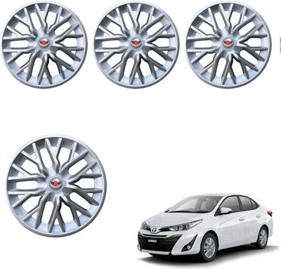 CuboDePlato Delta-Silver Wheel Cover For Toyota Yaris G CVT(15.0 inch)