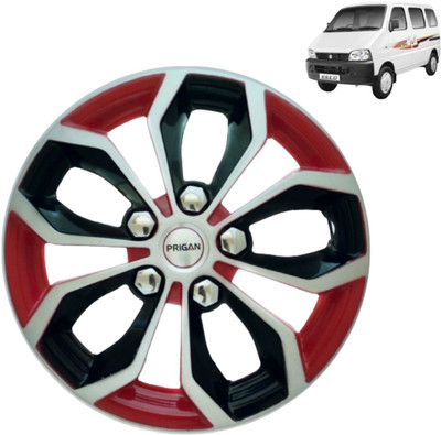 PRIGAN Eeco Vision Silver Black Red 13 INCH Wheel Cover For Maruti Eeco(13.0 inch)