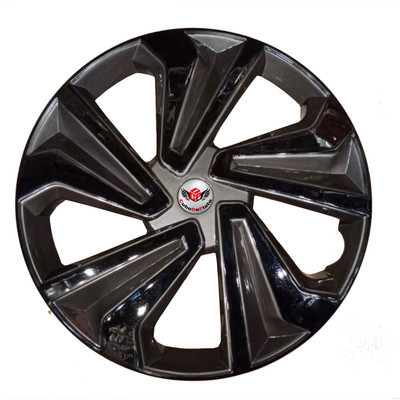 CuboDePlato Corona Grey Black 12 inch Wheel Cover For Universal For Car Universal For Car(12.0 inch)