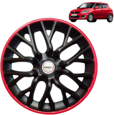 PRIGAN New Swift Phantom GT Red Black 14 INCH Wheel Cover For Maruti New Swift(14.0 inch)