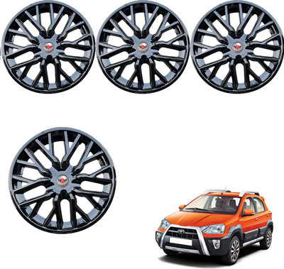 CuboDePlato WC_Phantom_blk_15Inch_Etios Cross Wheel Cover For Toyota Etios Cross(15.0 inch)