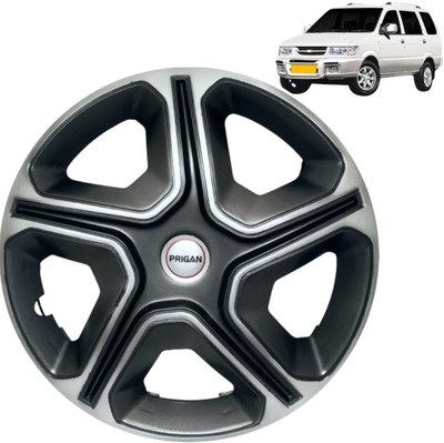 PRIGAN Tavera NXN Grey Silver 15 INCH Wheel Cover For Chevrolet Tavera(15.0 inch)