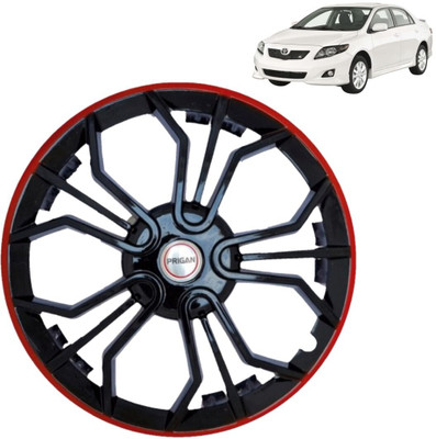 PRIGAN Corolla Magic GT Black Red 15 INCH Wheel Cover For Toyota Corolla(15.0 inch)