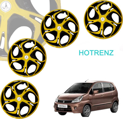 HOTRENZ Cars Wheel Cap/WHEEL COVER 13 INCH Set of 4CarEXTON SILVER 13 Wheel Cover For Universal For Car Universal For Car(14.0 inch)