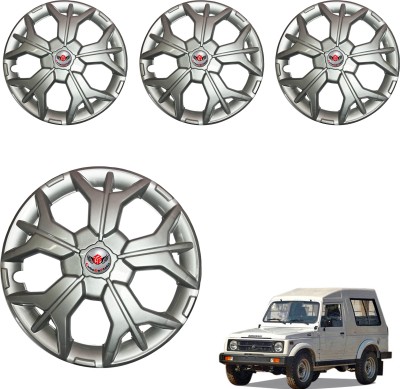 CuboDePlato Sharp Silver Wheel Cover 15In Gypsy Wheel Cover For Maruti Gypsy MG-410(15.0 inch)