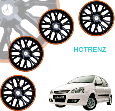 HOTRENZ Cars Wheel Cap/WHEEL COVER 13 INCH Set of 4CarCAMRY COPPER BLACK 13 Wheel Cover For Universal For Car Universal For Car(14.0 inch)