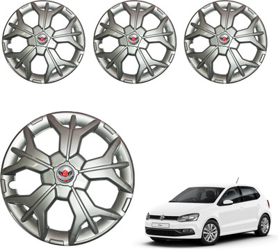 CuboDePlato Sharp Silver Wheel Cover 15In Volkswagen Polo Exquisite Wheel Cover For Volkswagen Polo Exquisite(15.0 inch)