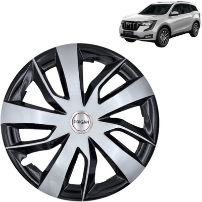 PRIGAN XUV 700 N-SCORPIO Silver Black 17 INCH Wheel Cover For Mahindra Universal For Car(17.0 inch)