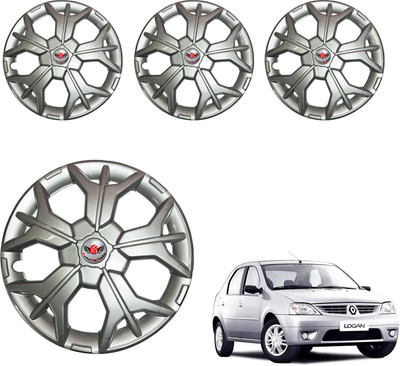 CuboDePlato Sharp Silver Wheel Cover 14In Logan Wheel Cover For Mahindra Logan(14.0 inch)