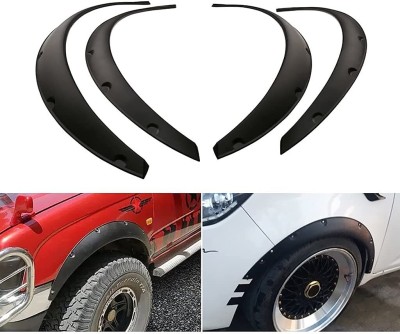 AUTO MT Universal Flexible Fender Flares Fit 2.75 Inch Wheel Arches- Set of 4 Pcs Spring Leaf(Car)