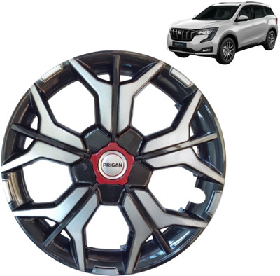 PRIGAN XUV 700 Sharp Grey Silver 17 INCH Wheel Cover For Mahindra Universal For Car(17.0 inch)