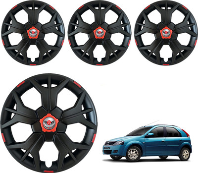 CuboDePlato Sharp Black Wheel Cover 14In Verito Vibe Wheel Cover For Mahindra Verito Vibe(14.0 inch)