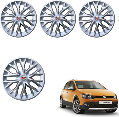 CuboDePlato Delta-Silver Wheel Cover For Volkswagen Polo Cross(15.0 inch)