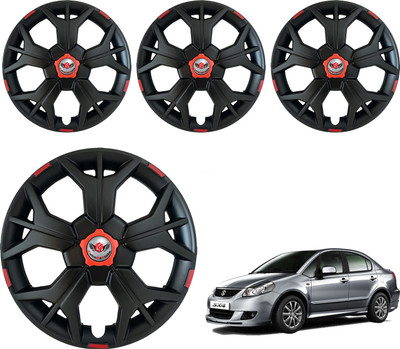 CuboDePlato Sharp Black Wheel Cover 15In Sx4 New Wheel Cover For Maruti SX4 VXI(15.0 inch)
