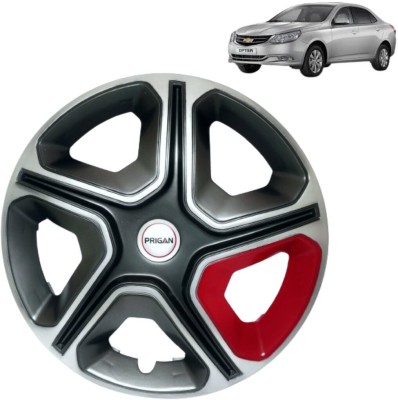 PRIGAN Optra NXN Grey Silver Red 14 INCH Wheel Cover For Chevrolet Optra(14.0 inch)