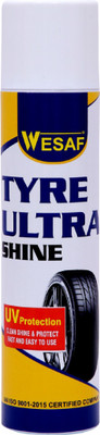 wesaf Tyre Ultra Shine Spray for Long-lasting Tire Shine 400 ml Wheel Tire Cleaner(Pack of 1)