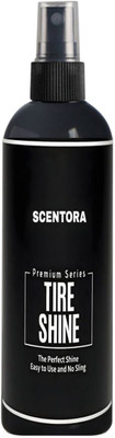 ShineBrew Tire Shine Spray | High Gloss & Satin Finish | Non-Greasy, UV Protection 100 ml Wheel Tire Cleaner(Pack of 1)