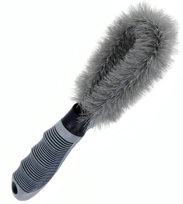 Planetone Car Wheel Rim Brush Hub Clean Wash Useful Brush 1 pc 1 ml Wheel Tire Cleaner(Pack of 1)