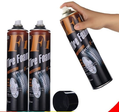 My Machine Tyre/Tire Foam Cleaner For Car/Bike Vehicle Interior/exterior Cleaner (2 PCS,) 650 ml Wheel Tire Cleaner(Pack of 2)