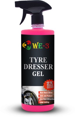 we-3 Tyre Polish Gel 1 L Wheel Tire Cleaner(Pack of 1)