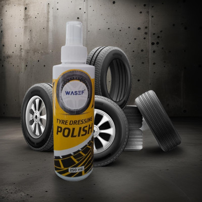WASEF Tyre Dressing Polish Liquid_03 250 ml Wheel Tire Cleaner(Pack of 1)