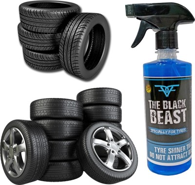 THE BLACK BEAST Tyre Shiner/Polish 600 ml Wheel Tire Cleaner(Pack of 1)