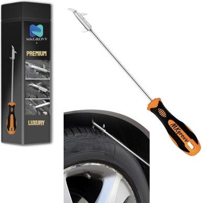 omkarzone [Made In India] 2 In 1 Car Tire Cleaning Tool/Car Tyre Stone Removal 1.2 L Wheel Tire Cleaner(Pack of 1)