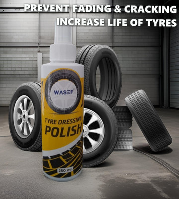 WASEF Tyre Dressing Polish Liquid_01 250 ml Wheel Tire Cleaner(Pack of 1)