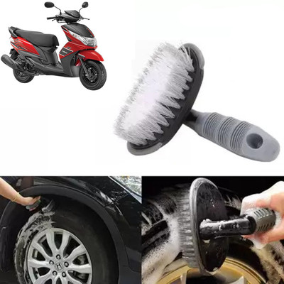 ROYAL AUTO MART Bike Tyre Rim Cleaner Brush for Universal All Bikes-BL1_120 0 ml Wheel Tire Cleaner(Pack of 1)