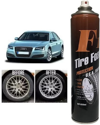 MetriteINDIA Multipurpose Tyre/ Tire Foam Cleaner helps in quick cleaning 650 ml Wheel Tire Cleaner(Pack of 1)