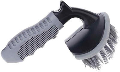 TRINGDOWN T-Type Car Tire Cleaning Brush Scrubber with Antislip Handle 1 ml Wheel Tire Cleaner(Pack of 1)