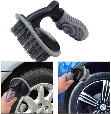 SRPHERE Plastic Vehicle Washing  Tyre Cleaner Brush(Pack Of 1)