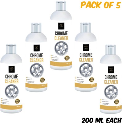 SAPI'S Chrome Cleaner Polish Restore Shine 1000 ml Wheel Tire Cleaner(Pack of 5)