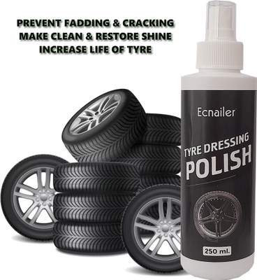 Ecnailer Tyre Dressing Polish_2506_32 250 ml Wheel Tire Cleaner(Pack of 1)