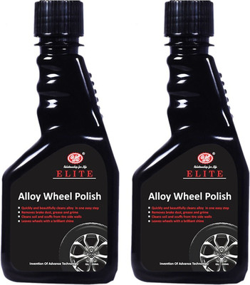 UE Alloy Wheel Polish Set of 2 200 ml Wheel Tire Cleaner(Pack of 2)