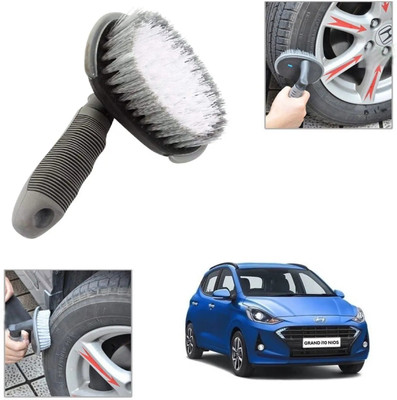eXarioGadget WHEEL TYRE SCRUB BRUSH FOR GRAND I10 NIOS 1 ml Wheel Tire Cleaner(Pack of 1)