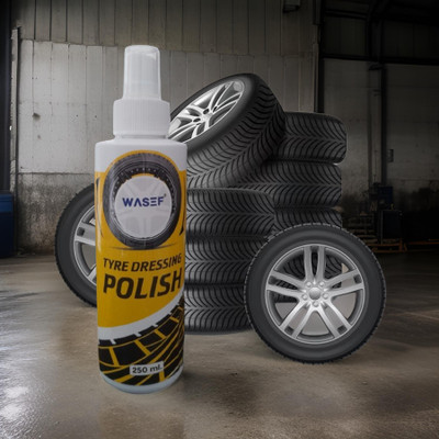 WASEF Tyre Dressing Polish Liquid_06 250 ml Wheel Tire Cleaner(Pack of 1)