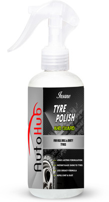 Auto Hub Tyre Shine & Polish 300 ml Wheel Tire Cleaner(Pack of 1)