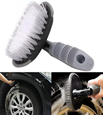 Glitzn Tyre Cleaner Brush for all wheel 0 ml Wheel Tire Cleaner(Pack of 1)