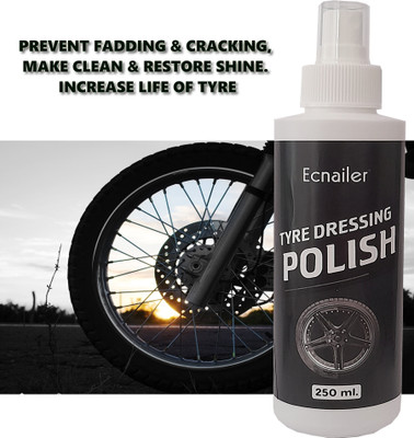 Ecnailer Tyre Dressing Polish_2506_21 250 ml Wheel Tire Cleaner(Pack of 1)
