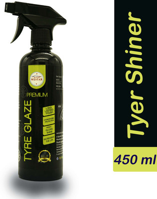 westar Glaze tyre cleaner 450 ml Wheel Tire Cleaner(Pack of 1)