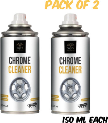 SAPI'S Chrome_cleaner150ml 300 ml Wheel Tire Cleaner(Pack of 2)