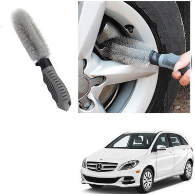 Qiisx CAR ALLOY WHEEL CLEANER BRUSH TYRE RIM FOR MERC Des-Benz b-Class 100 g Wheel Tire Cleaner(Pack of 1)