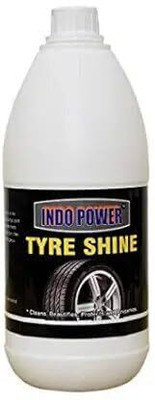 INDOPOWER Tyre Polish for Car & Bike | Long Lasting Tyre Gloss | Prevent Fading & Cracks | 1 L Wheel Tire Cleaner(Pack of 1)