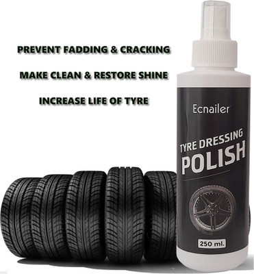 Ecnailer Tyre Dressing Polish_2506_29 250 ml Wheel Tire Cleaner(Pack of 1)