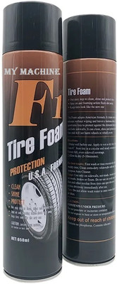 My Machine Tire/Tyre Foam/Tyre cleaner/Tyre cleaner foam/Tyre cleaning spray for Car 650 ml Wheel Tire Cleaner(Pack of 1)