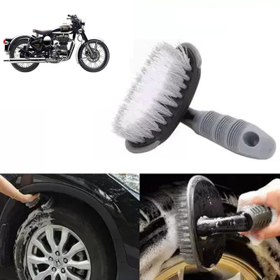 ROYAL AUTO MART Bike Tyre Rim Cleaner Brush for Universal All Bikes-BL1_75 0 ml Wheel Tire Cleaner(Pack of 1)